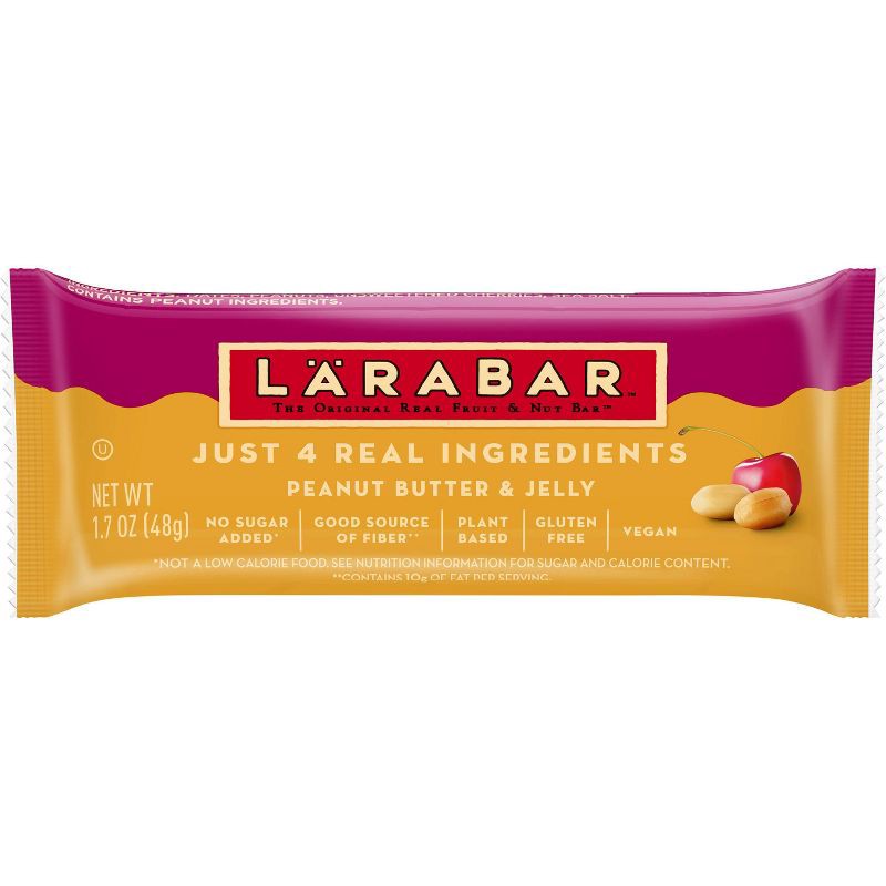 slide 1 of 5, Larabar Peanut Butter & Jelly Bar - 1.7oz, 1.7 oz