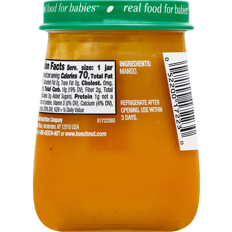 slide 6 of 10, Beech-Nut Naturals Mango Baby Food Jar - 4oz, 4 oz