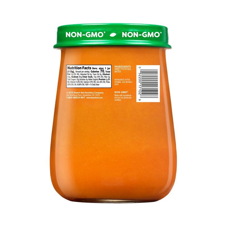 slide 2 of 7, Beech-Nut Non-GMO Naturals Sweet Potatoes Baby Food Jar - 4oz, 4 oz