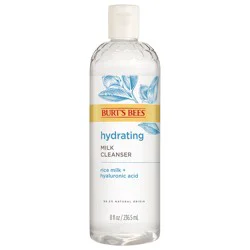 Burt''s Bees Burt’s Bees Hydrating Milk Cleanser with Rice Milk and Hyaluronic Acid, 98.5% Natural Origin, 8 Fluid Ounces