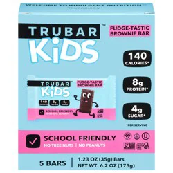 Trubar Fudge-Tastic Brownie Bar - 5-1.23 oz Bars