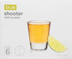 True Shot Glasses, Shooter - 1.5 oz, 6 count