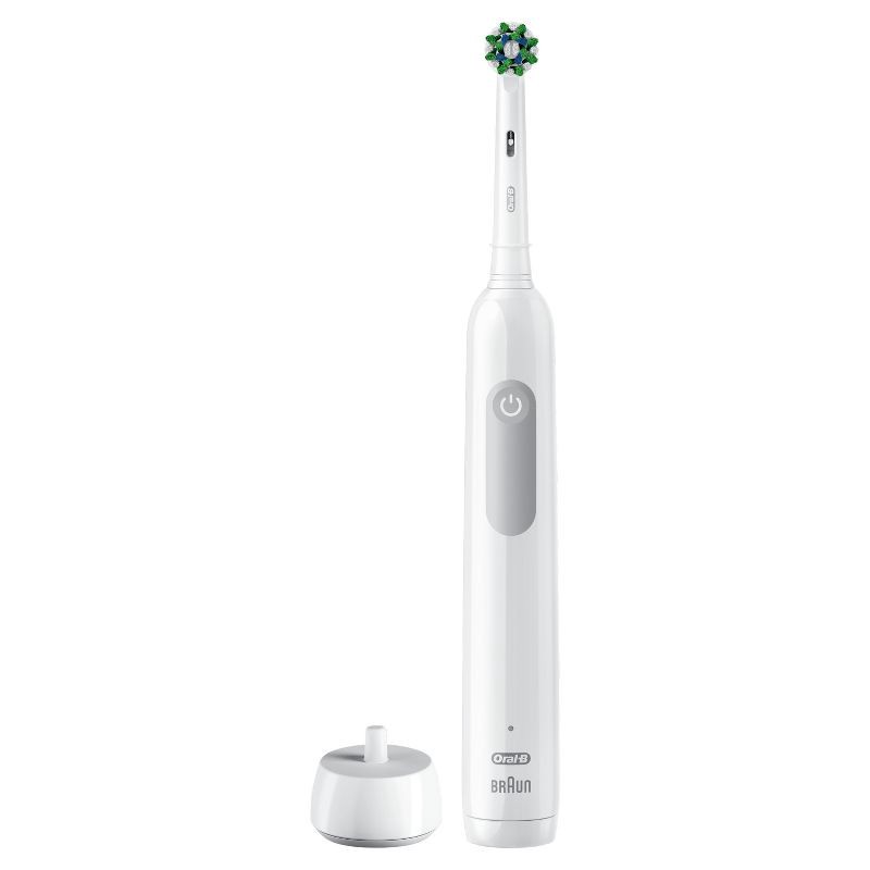 slide 3 of 10, Oral-B Pro 1000 Electric Power Rechargeable Battery Toothbrush - White, 1 ct