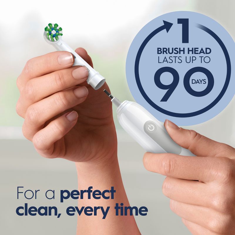 slide 7 of 10, Oral-B Pro 1000 Electric Power Rechargeable Battery Toothbrush - White, 1 ct