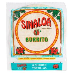 Sinaloa Hawaii Wraps Sinaloa Burrito Size Hawaii Wraps - 17.6oz/8ct