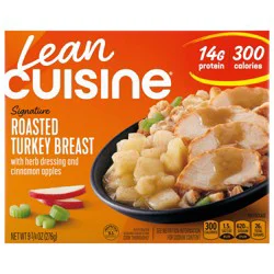 Lean Cuisine Frozen Meal Roasted Turkey Breast, Protein Kick Microwave Meal, Microwave Turkey Dinner, Frozen Dinner for One