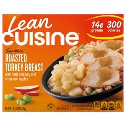 Lean Cuisine Frozen Meal Roasted Turkey Breast, Protein Kick Microwave Meal, Microwave Turkey Dinner, Frozen Dinner for One
