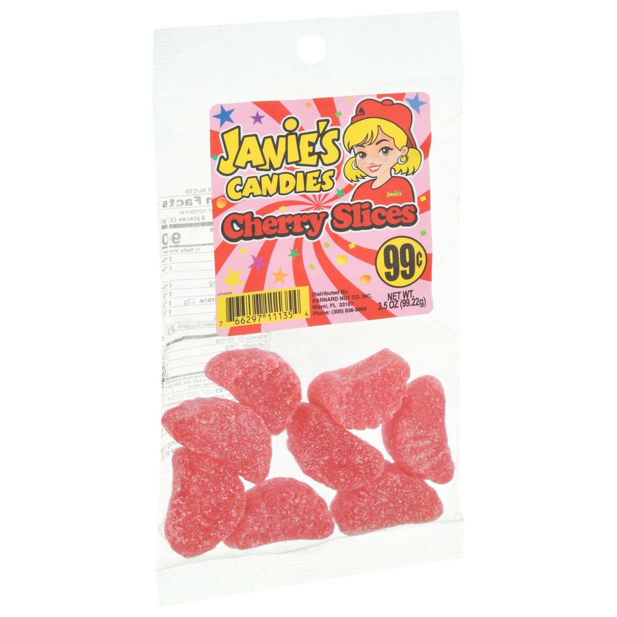 slide 8 of 9, Janie's Candies Cherry Slices 3.5 oz, 3.5 oz