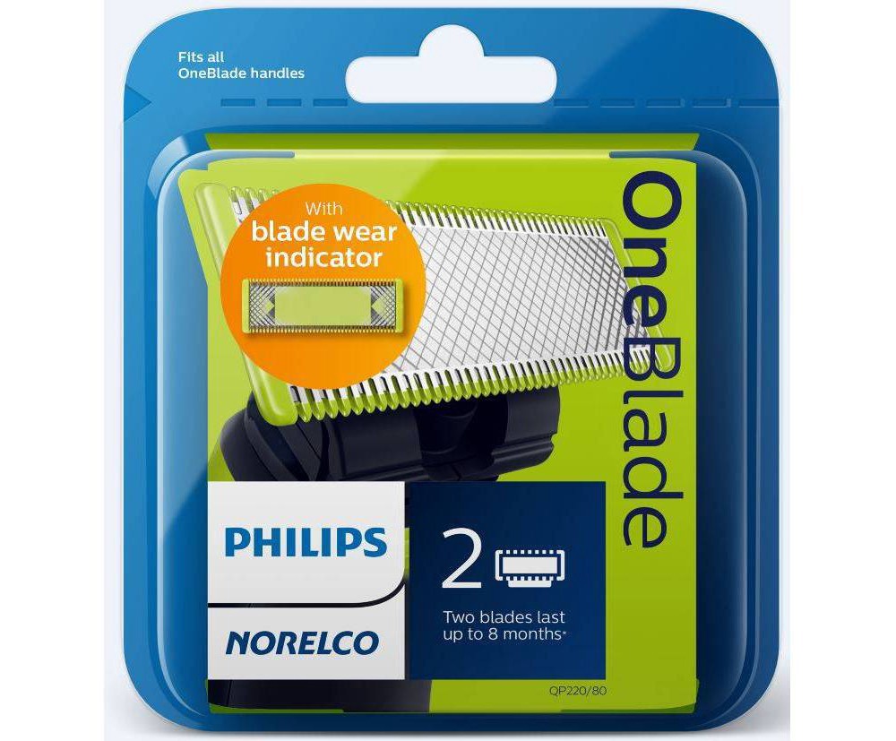 slide 2 of 6, Philips Norelco OneBlade Replacement Blade 2ct - QP220/80, 2 ct