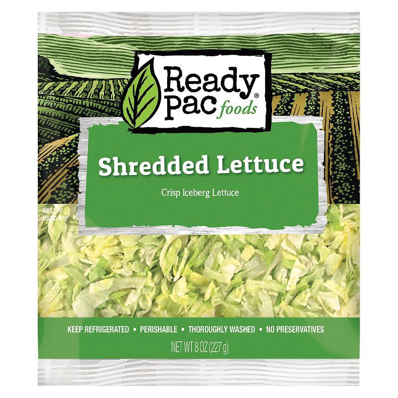 slide 1 of 1, Ready Pac Foods Shredded Iceberg Lettuce - 8oz, 8 oz