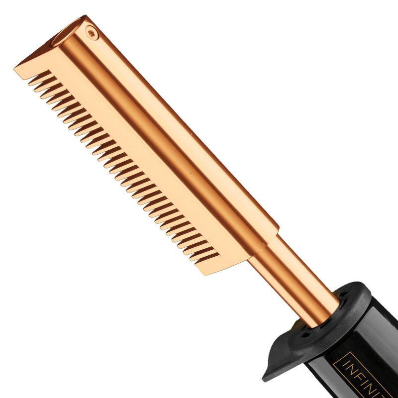 slide 3 of 9, Conair InfinitiPro Straightening Comb - Gold, 1 ct