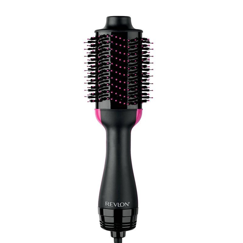 slide 1 of 10, Revlon One-Step Volumizer Hair Dryer and Hot Air Brush - Black, 1 ct
