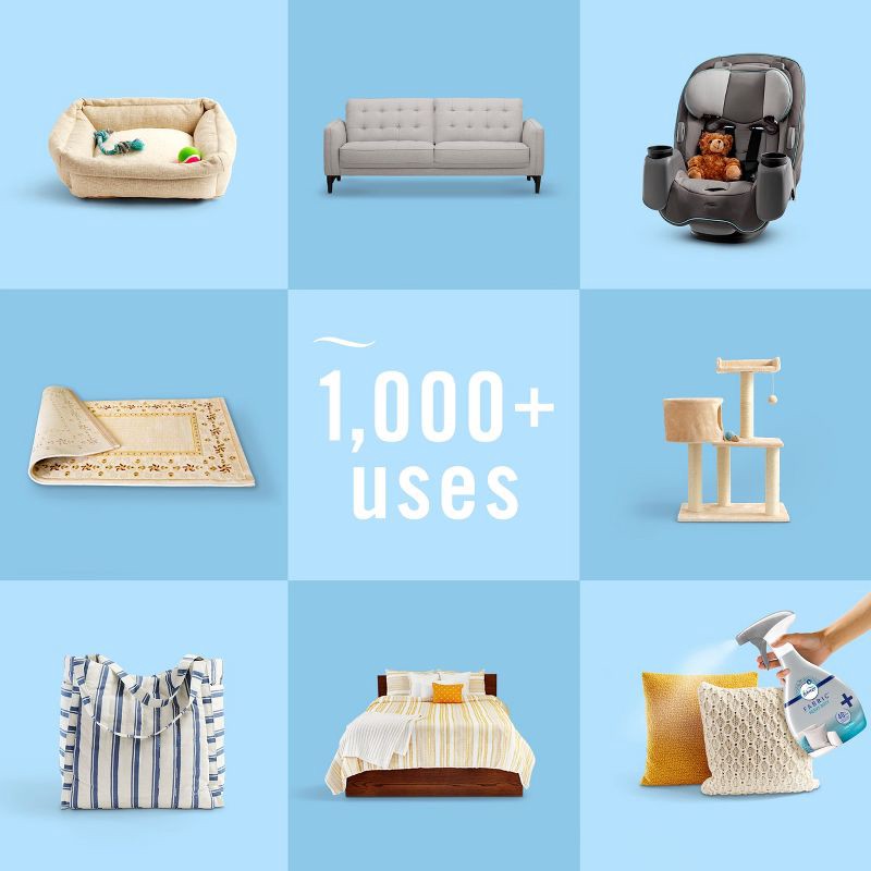 slide 4 of 13, Febreze Heavy Duty Odor-Fighting Fabric Refresher - Crisp Clean - 27 fl oz, 27 fl oz