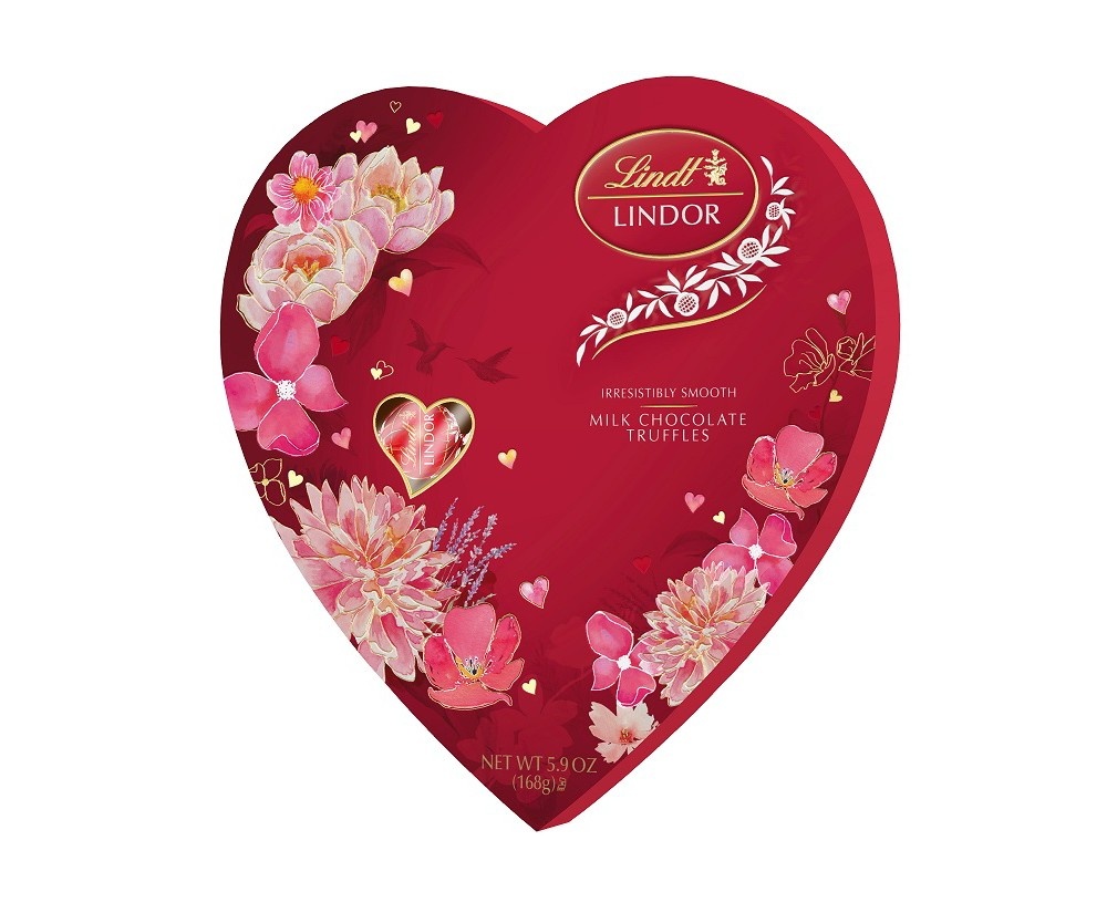 slide 2 of 2, Lindt Valentine's Lindt Lindor Valentine's Milk Chocolate Heart, 5.9 oz