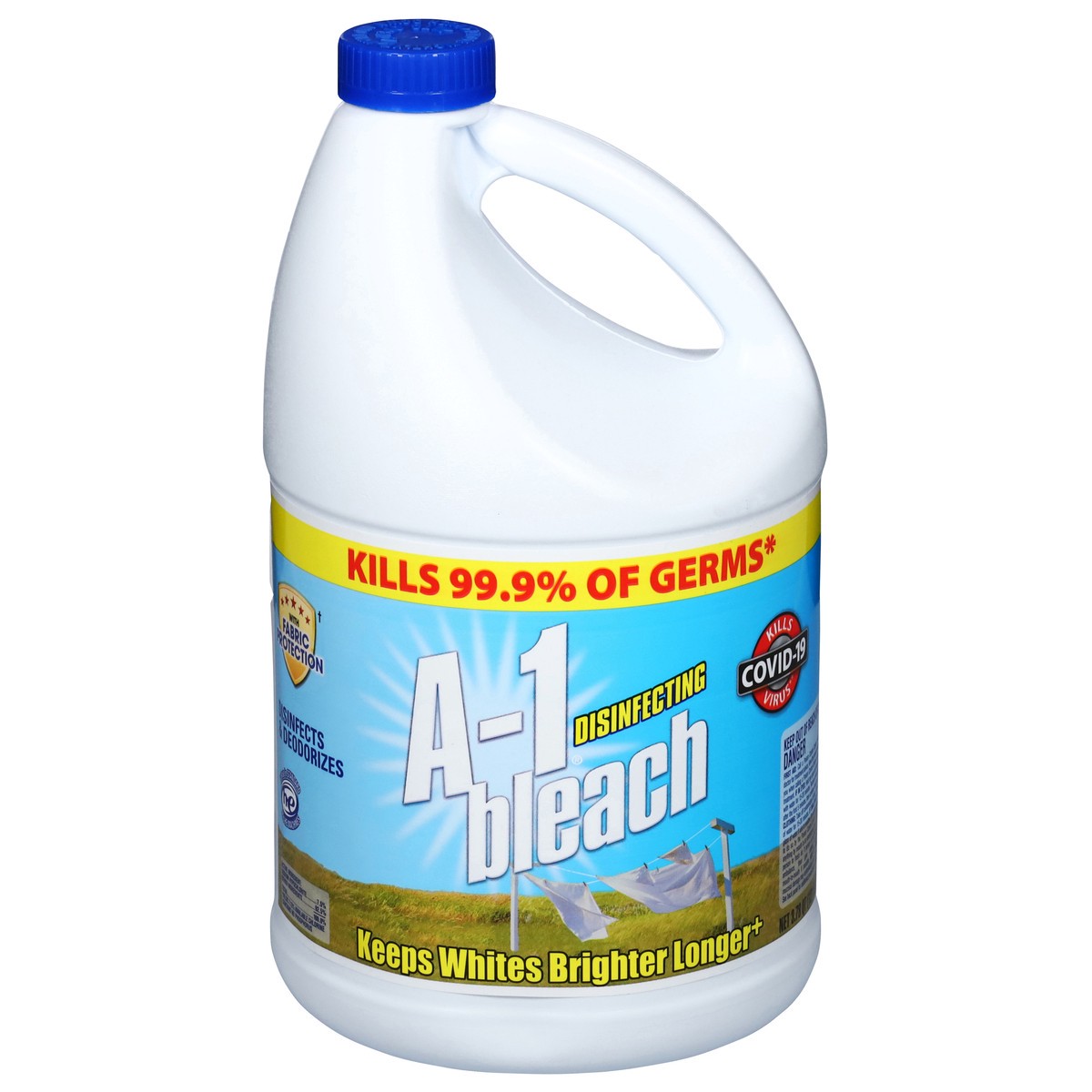 slide 8 of 12, A-1 Bleach Bleach 121 fl oz, 121 oz