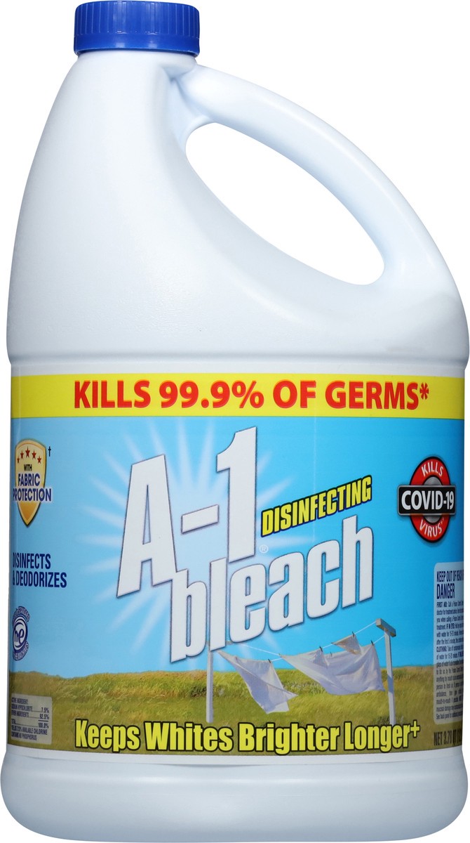 slide 11 of 12, A-1 Bleach Bleach 121 fl oz, 121 oz