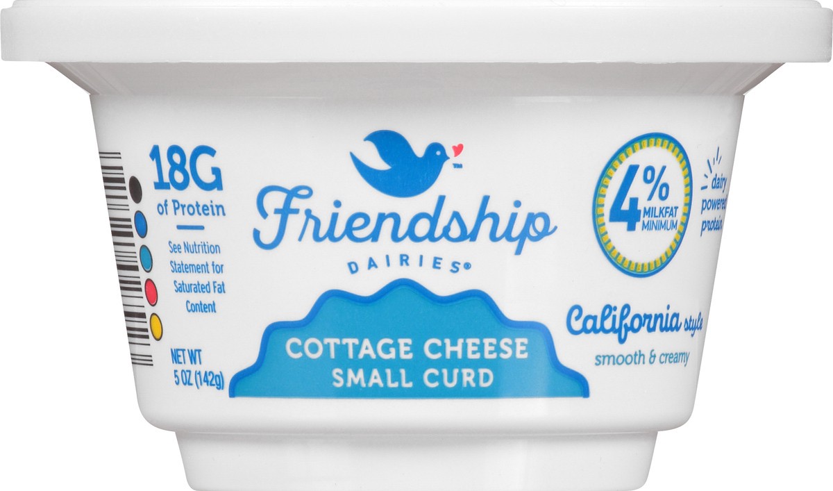 slide 6 of 9, Friendship Dairies 4% Milkfat California Style Small Curd Cottage Cheese 5 oz, 5 oz