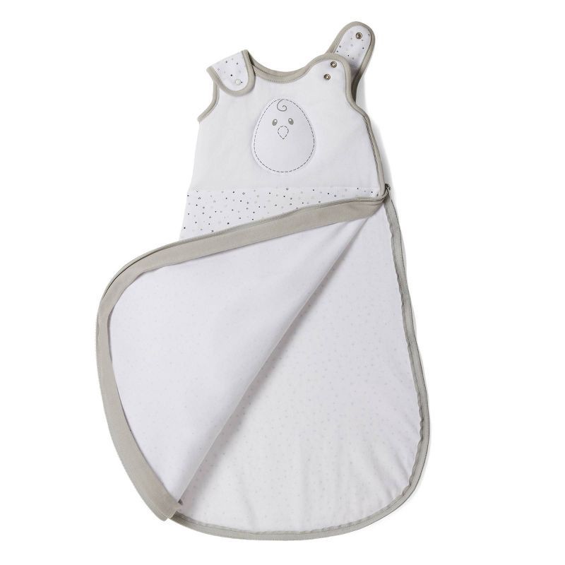 slide 4 of 8, Nested Bean Zen Sack - Gently Weighted Wearable Blanket - Stardust Gray - 0-6 Months, 1 ct