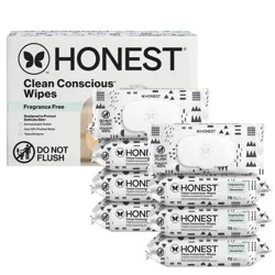 The Honest Company Plant-Based Baby Wipes made with over 99% Water - Pattern Play - 576ct