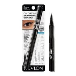 Revlon ColorStay Liquid Waterproof Eye Pen Classic Tip - Blackest Black - 0.04 fl oz