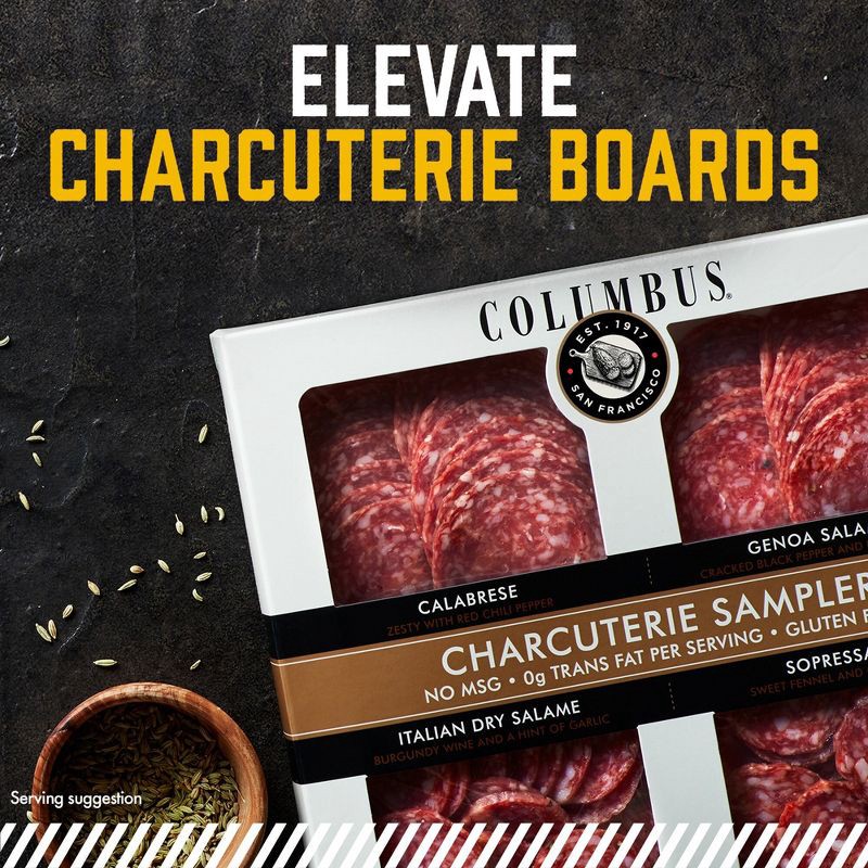 slide 9 of 10, Columbus Charcuterie Sampler Deli Meats - 12oz, 12 oz
