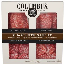 Columbus Charcuterie Sampler Deli Meats - 12oz