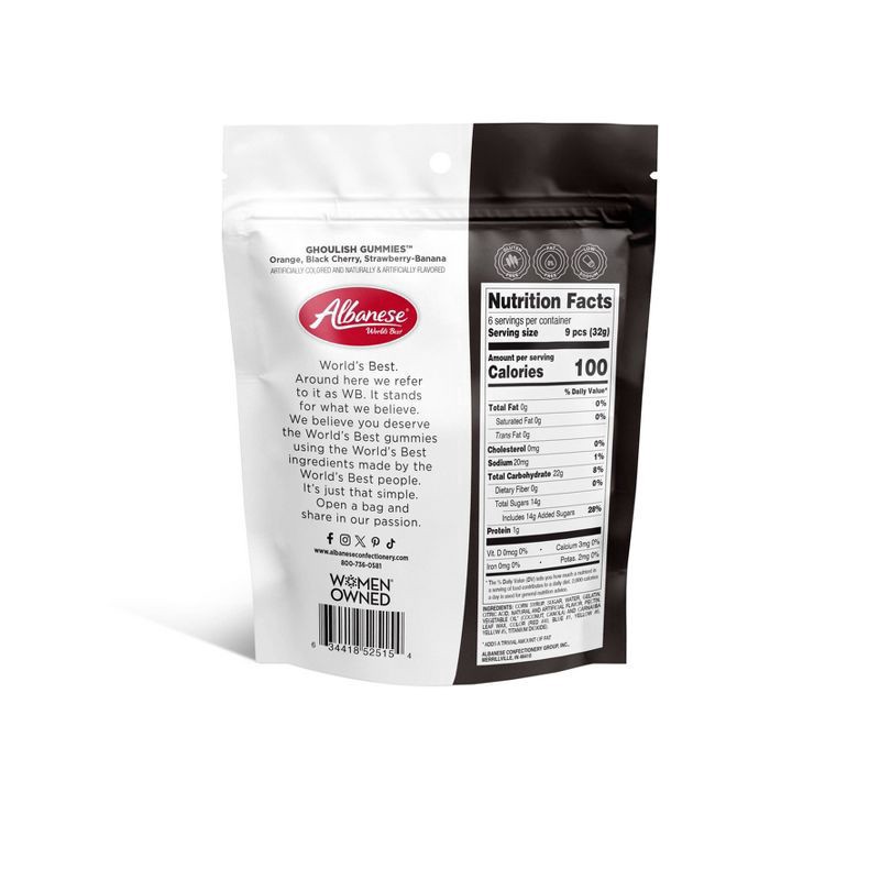 slide 4 of 6, Albanese Ghoulish Gummies, 7.5 oz