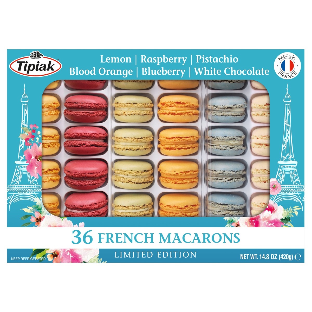 slide 1 of 1, La Boulangerie des Gour French Macarons, 36 ct