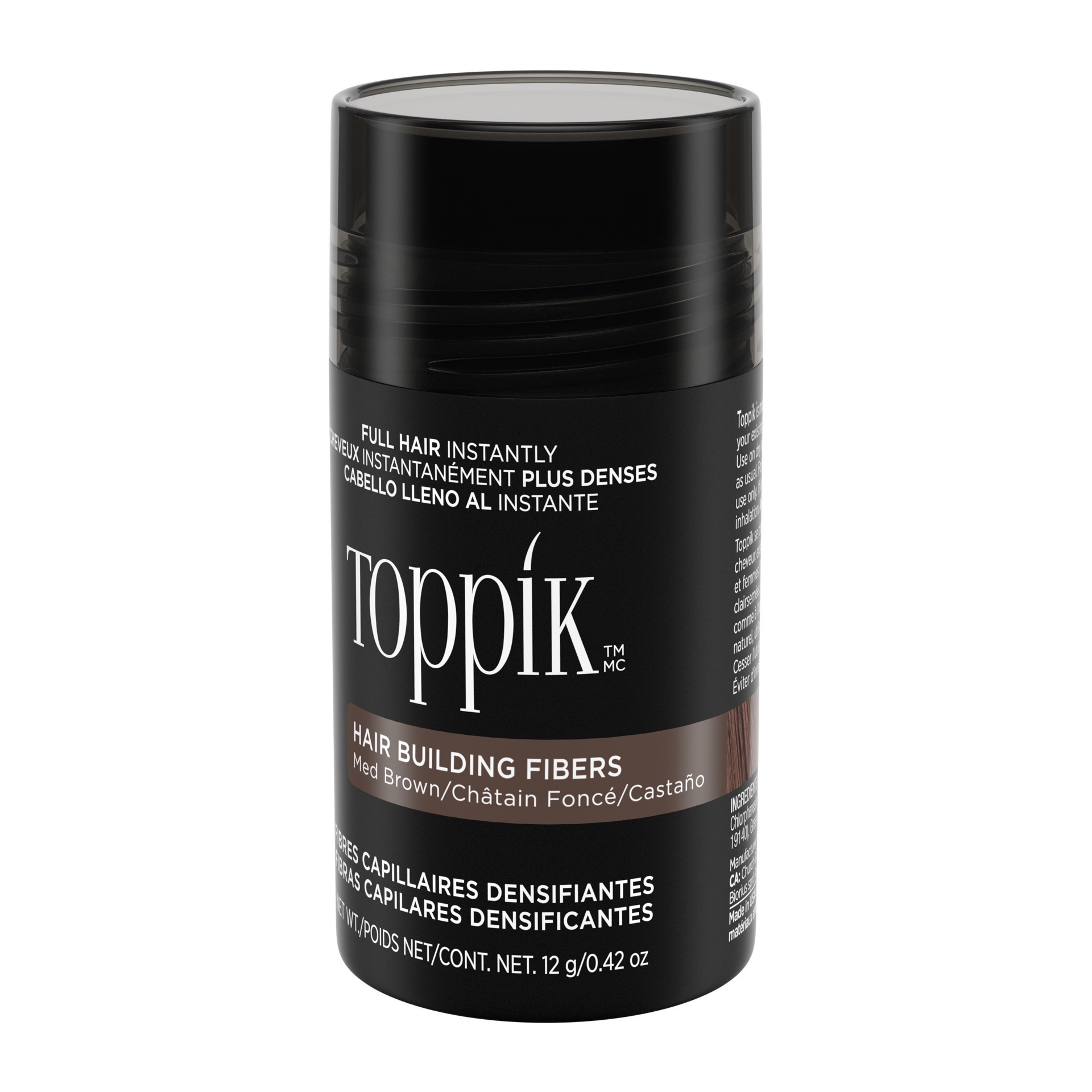 slide 3 of 5, Toppik Hair Building Fibers, 0.42 oz