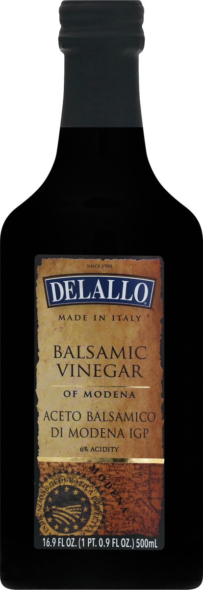slide 1 of 9, Delallo Balsamic Vinegar, 16.9 oz