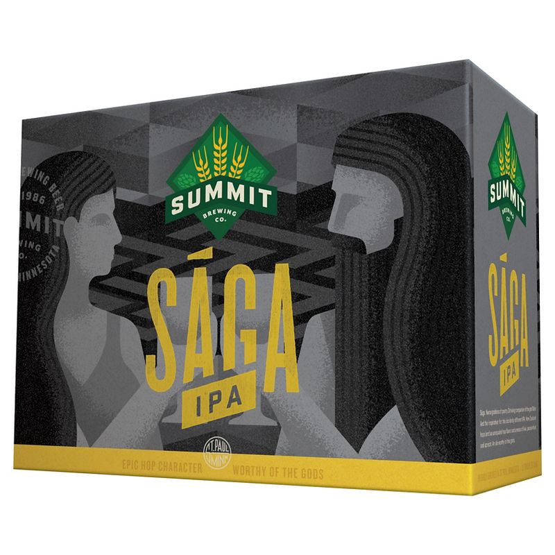 slide 1 of 3, Summit Brewing Co. Summit Saga IPA Beer - 12pk/12 fl oz Cans, 12 ct; 12 fl oz