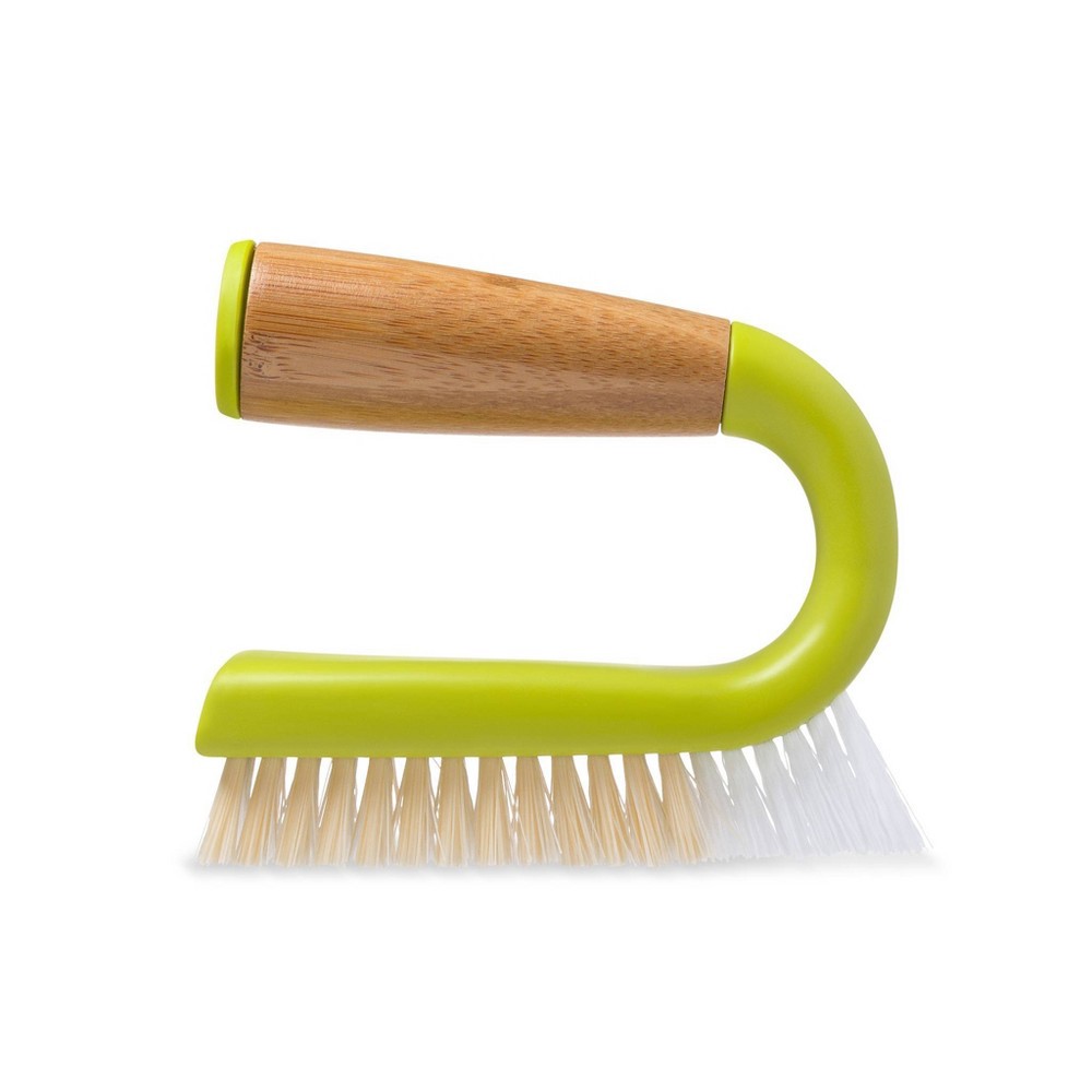 slide 4 of 5, Full Circle Grunge Buster Grout and Tile Scrub Brush, 1 ct