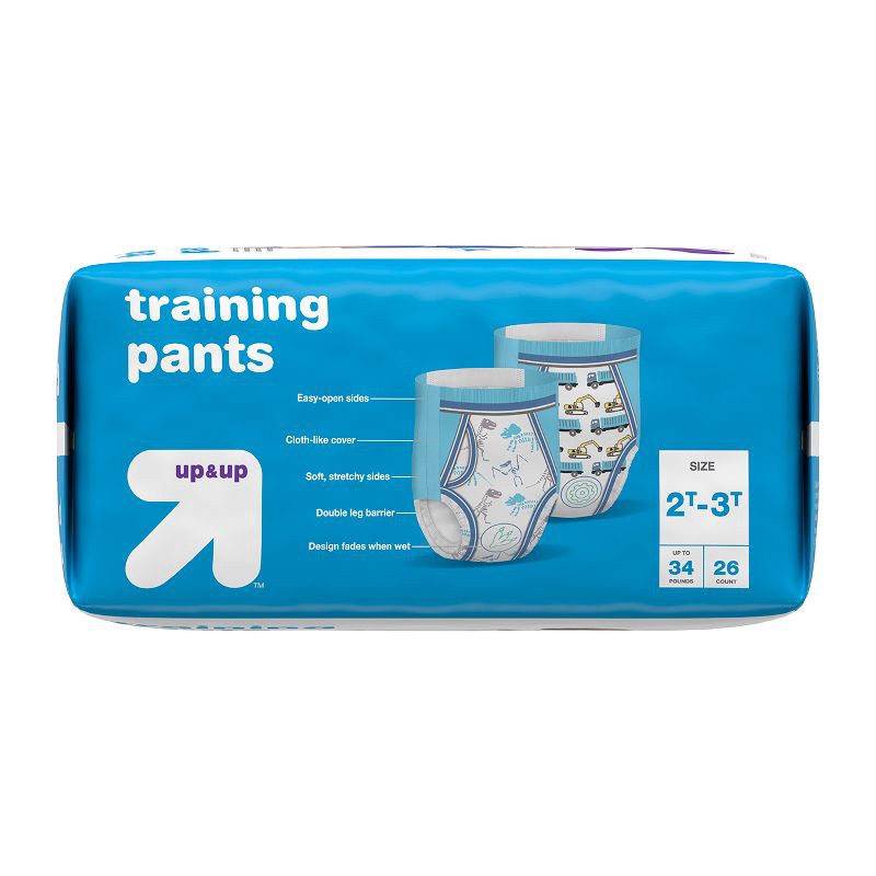 slide 4 of 4, Boys' Training Pants Jumbo Pack - 2T-3T - 28ct - up&up™, 28 ct
