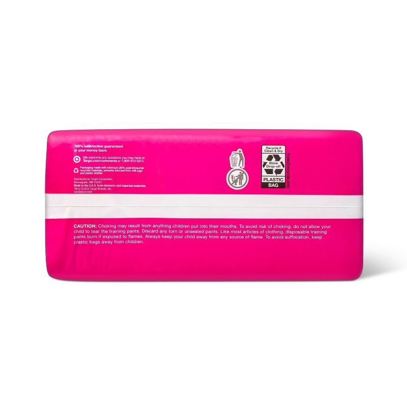 slide 4 of 4, Girls' Training Pants Jumbo Pack - 3T-4T - 24ct - up&up™, 24 ct