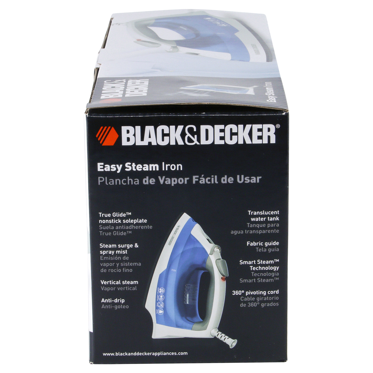 slide 2 of 6, BLACK+DECKER Easy Steam Iron, 1 ct