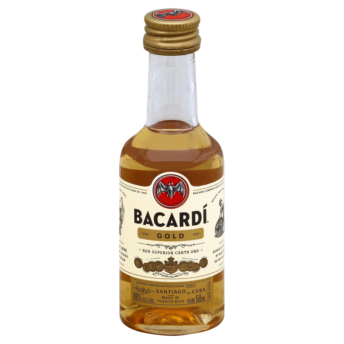 slide 2 of 3, Bacardi Rum 50 ml, 50 ml