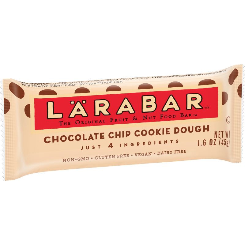 slide 1 of 5, Larabar Chocolate Chip Cookie Dough Fruit & Nut Bar - 1.6oz, 1.6 oz