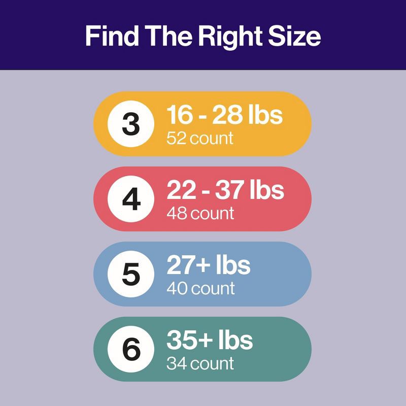 slide 9 of 10, The Honest Company Clean Conscious Disposable Overnight Diapers Cozy Cloud + Star Signs - Size 6 - 34ct, 6 x 34 ct