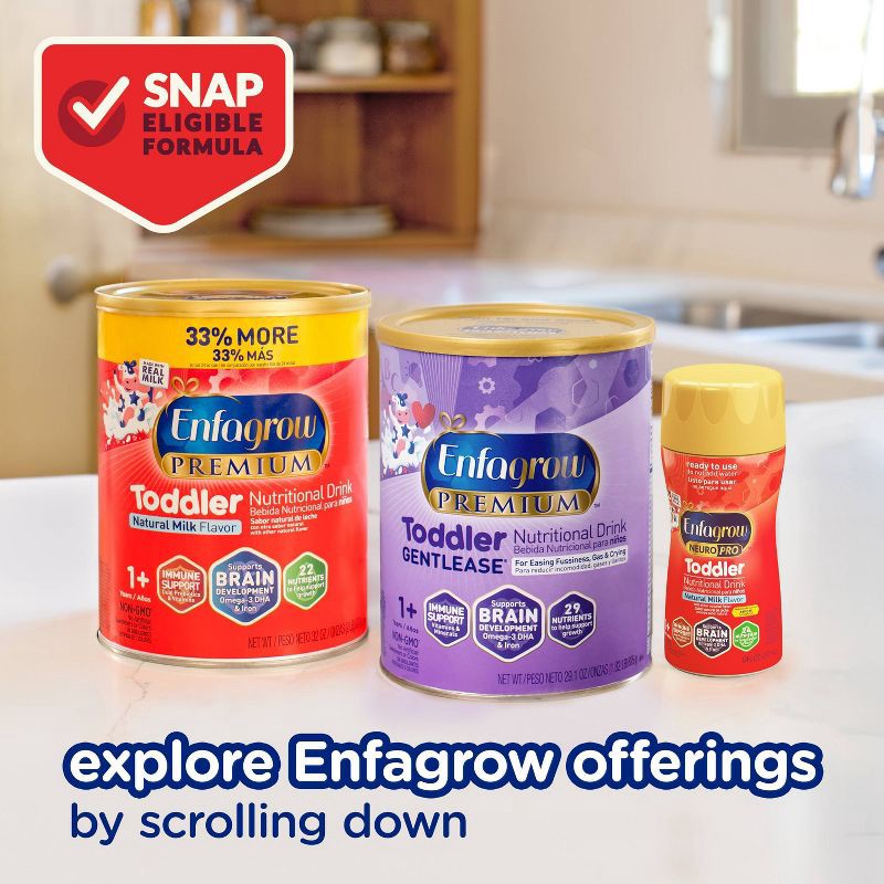 slide 8 of 12, Enfagrow NeuroPro Non-GMO Ready to Feed Toddler Formula Bottles - 8 fl oz Each/6ct, 6 ct; 8 fl oz