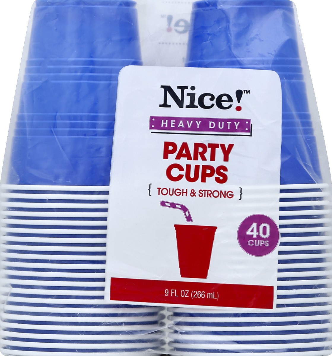 slide 4 of 4, Complete Home Heavy Duty Party Cups 9 oz, 40 ct