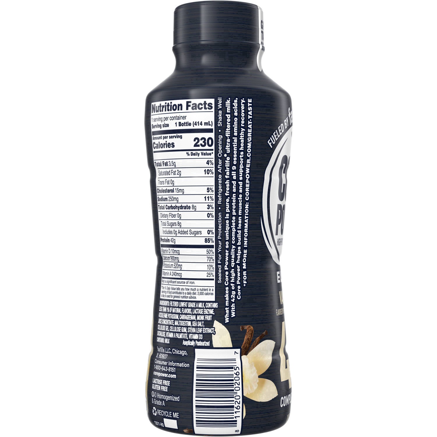 slide 50 of 78, Core Power High Protein Elite Vanilla Milk Shake 14 fl oz, 14 fl oz