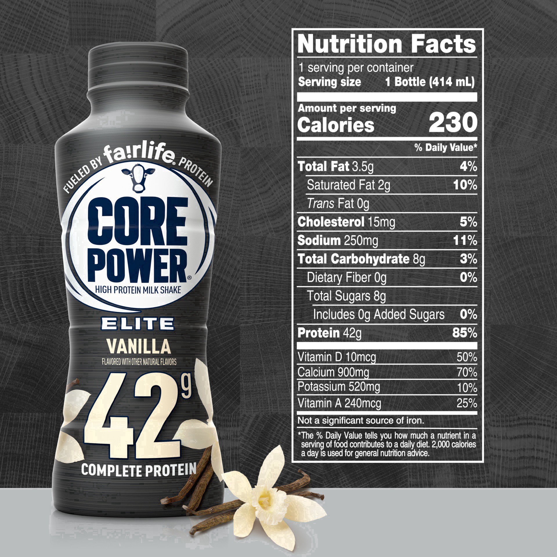 slide 13 of 78, Core Power High Protein Elite Vanilla Milk Shake 14 fl oz, 14 fl oz