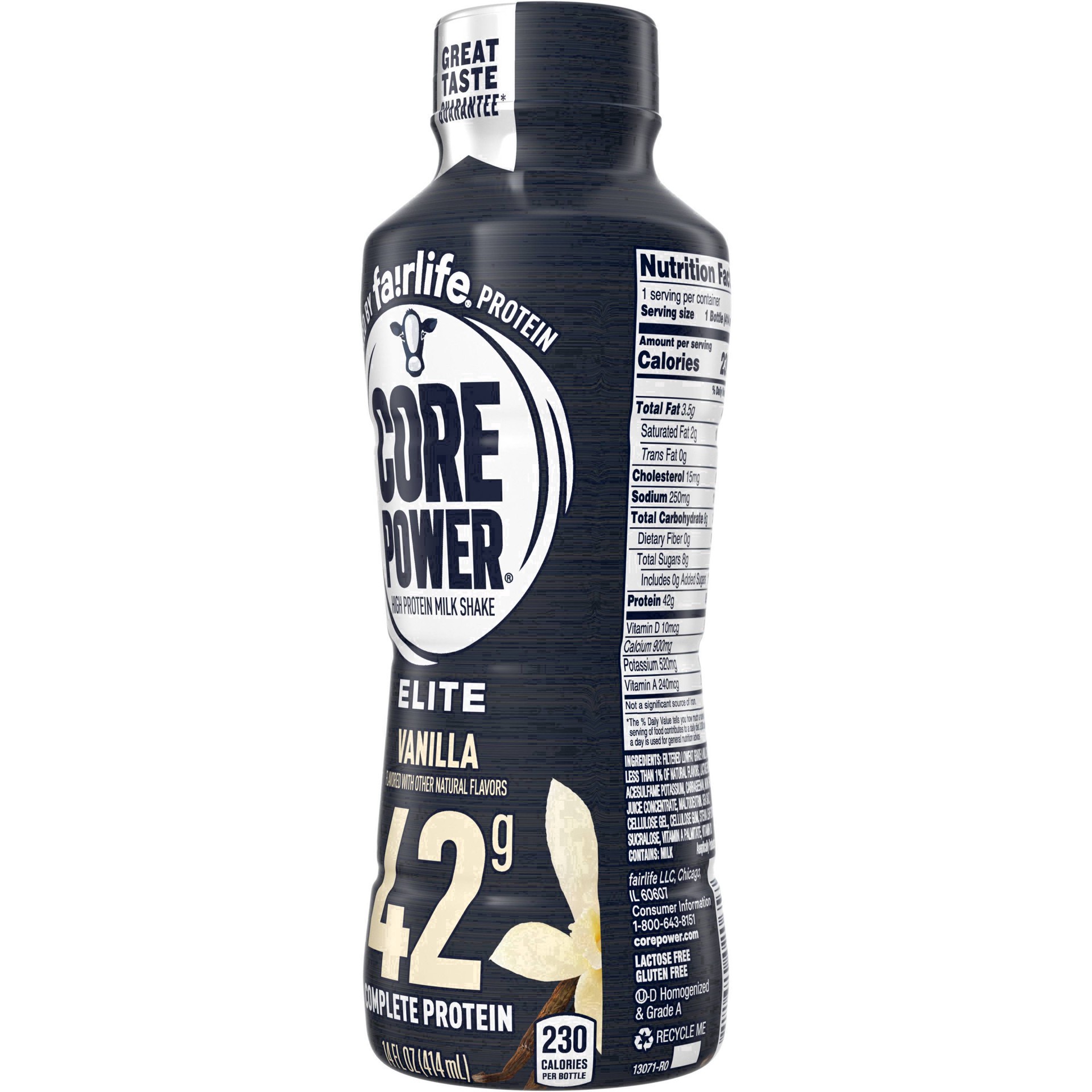 slide 34 of 78, Core Power High Protein Elite Vanilla Milk Shake 14 fl oz, 14 fl oz