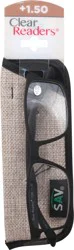 Clear Readers +1.50 Eyeglasses 1 ea Card