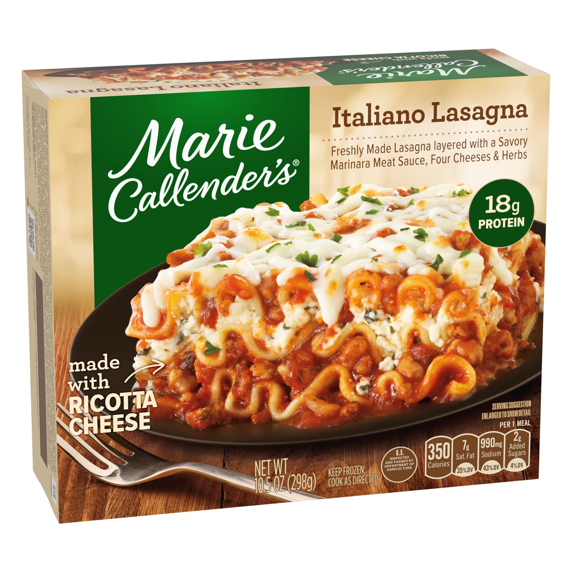 slide 2 of 5, Marie Callender's Italiano Lasagna 10.5 oz, 10.5 oz