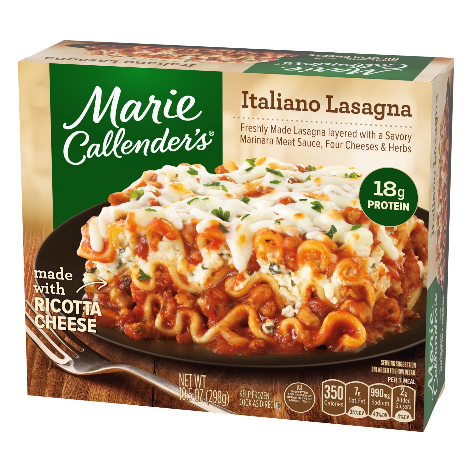 slide 3 of 5, Marie Callender's Italiano Lasagna 10.5 oz, 10.5 oz