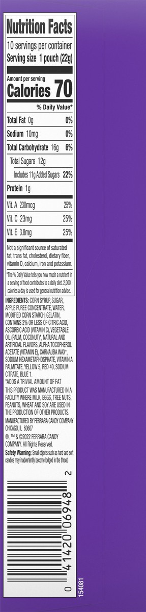 slide 9 of 9, Funables Cocomelon Fruit Flavored Snacks 10 - 0.8 oz Pouches, 10 ct; 0.8 oz