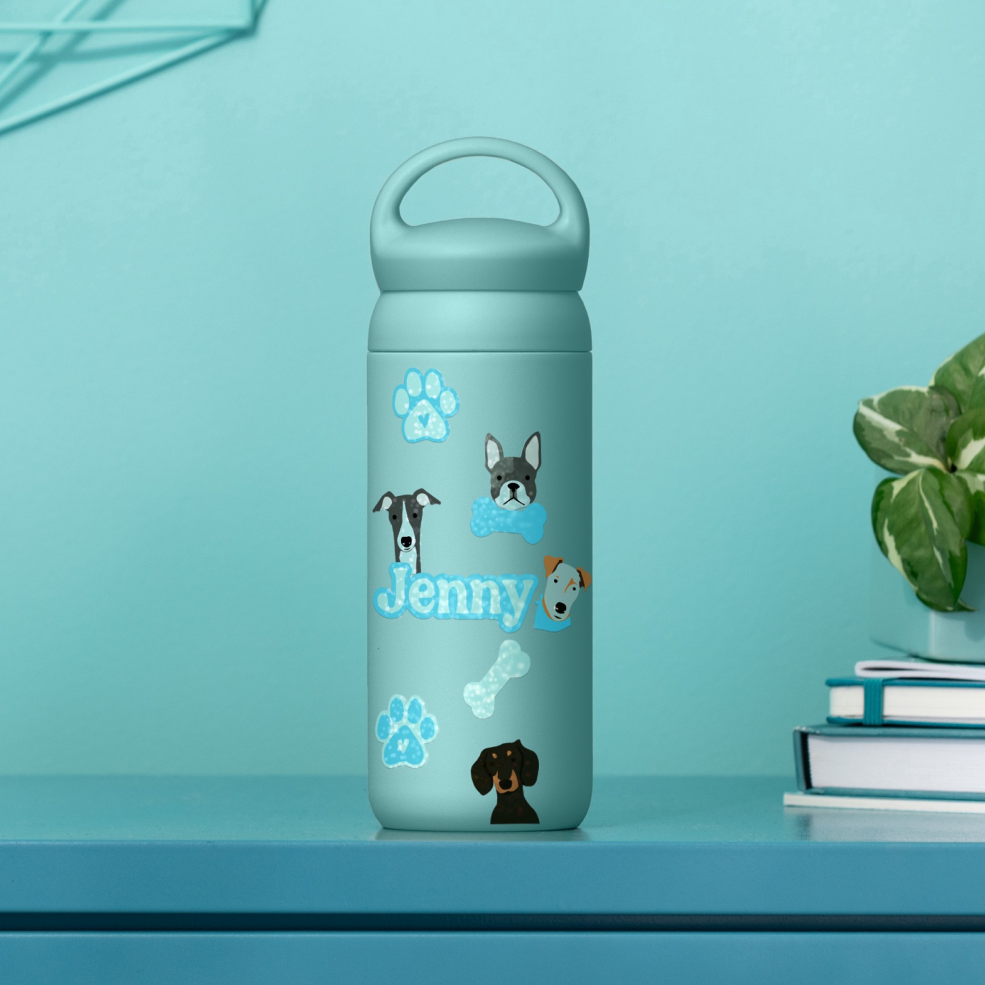 slide 6 of 8, Cricut Printable Clear Us Letter Waterproof Holographic Sticker Set, 5ct., 5 ct