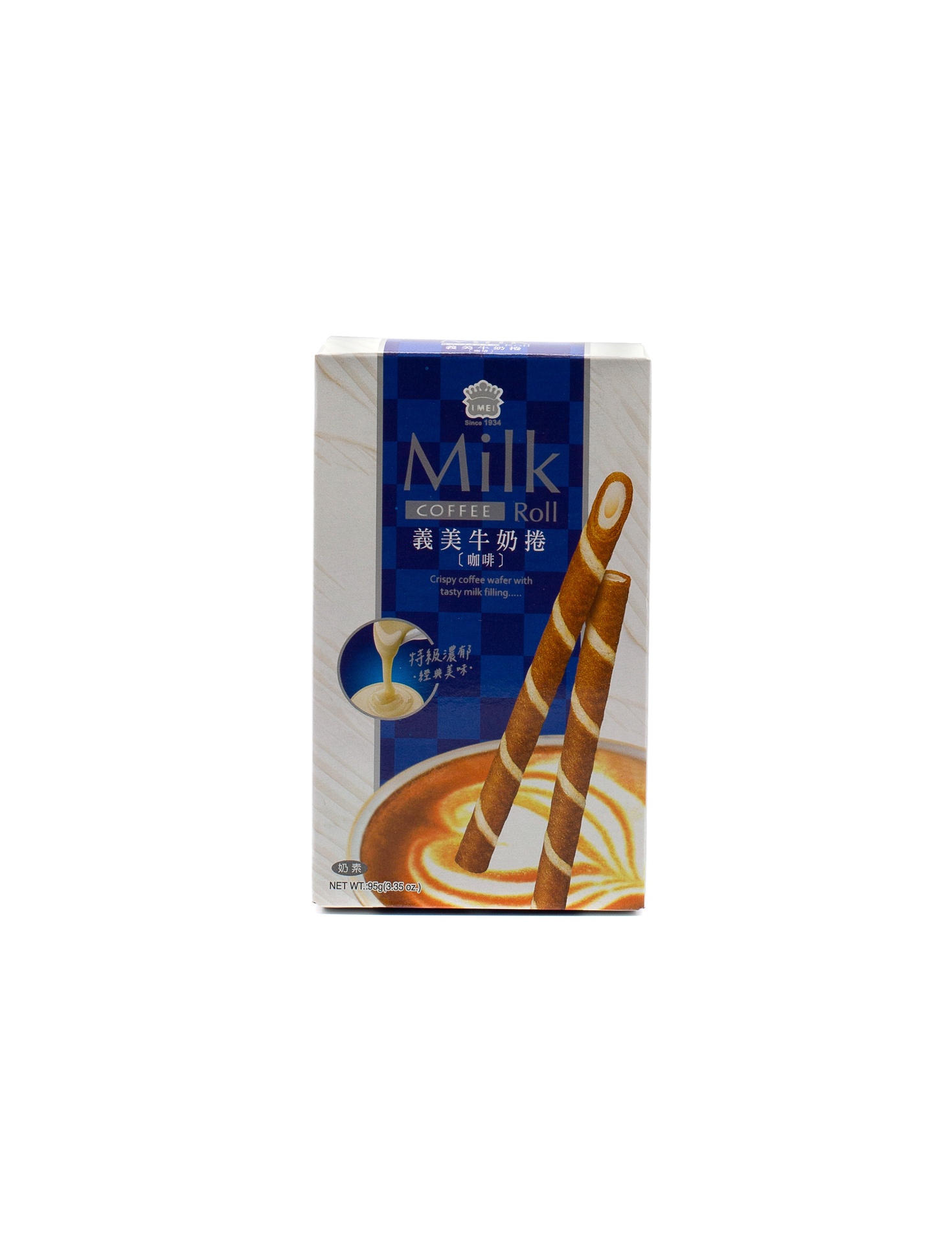 slide 1 of 1, I Mei Coffee Milk Roll, 3.35 oz