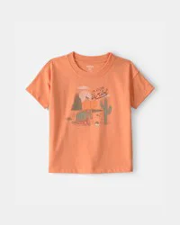 Oshkosh Toddler Boy Club Wild Armadillo Graphic Tee - Orange, 3T